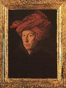 Jan Van Eyck A Man in a Turban   3 china oil painting reproduction